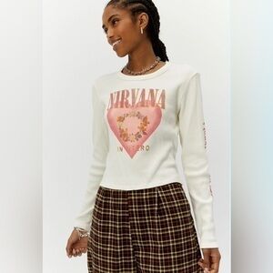 Daydreamer Nirvana In Utero Heart Shaped Box Long Sleeve Tee